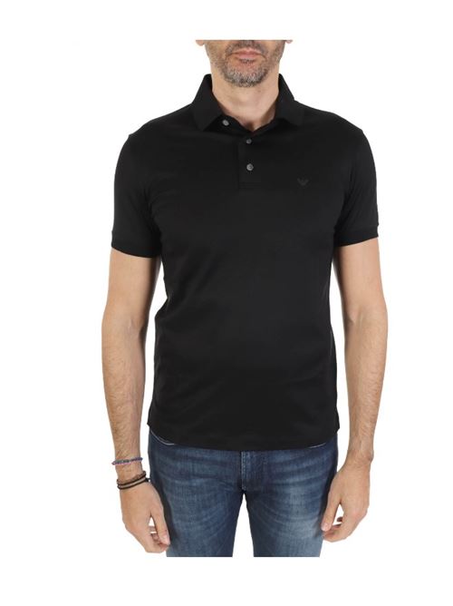 Polo con logo aquila Emporio Armani | 8N1F98 1JUVZ.0999